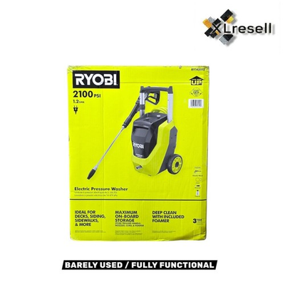#ad RYOBI 2100 PSI 1.2 GPM Cold Water Corded Electric Pressure Washer with Foamer $119.90