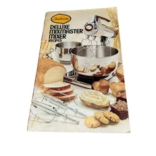 Vintage Sunbeam Deluxe Mixmaster Mixer Recipe Booklet