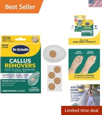 Dr. Scholl's Hydrogel Callus Remover Bandage - Fast, Discreet Pain Relief, 4ct