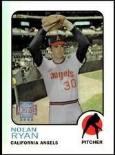NOLAN RYAN 2002 TOPPS ARCHIVES RESERVE ANGELS QQ