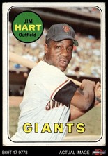 1969 Topps #555 Jim Hart Giants 1.5 - FAIR