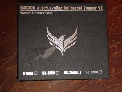 Knodos Auto Leveling Calibrated Tamper V2 Premium Espresso Tools (58.3mm)