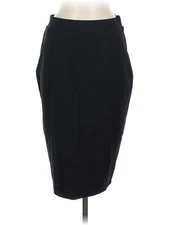 H By Halston Women Black Formal Skirt 6