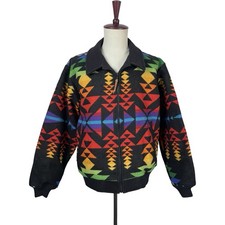 Vintage Pendleton Wool Jacket 90s USA Made Multi-Color L