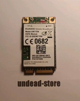HUAWEI EM770W Mobile Broadband Ink. Antenen HSPA 3G WWAN Mini PCI-E Module