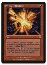 Volley of Boulders #227 (LP) Odyssey ODY Magic MTG