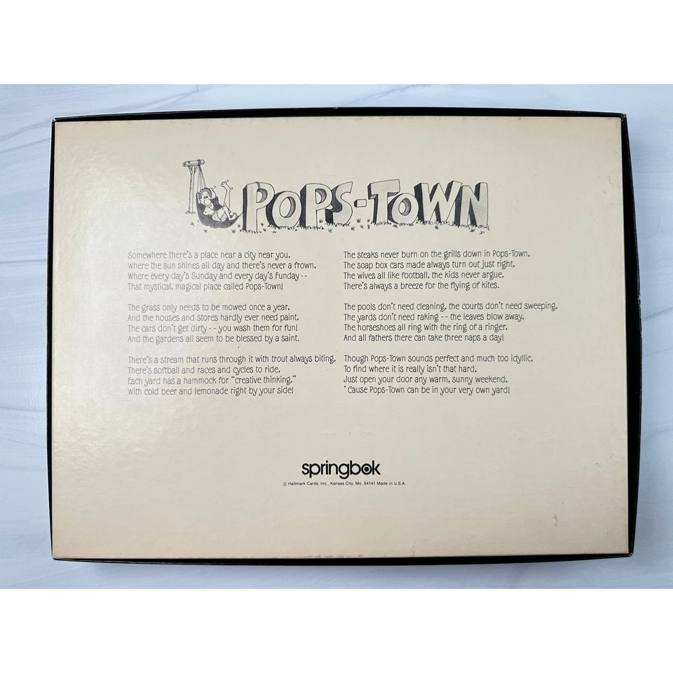 1977 Springbok Pops-Town 500 Pc Jigsaw Puzzle Complete Martin Very Good - Image 2 of 4