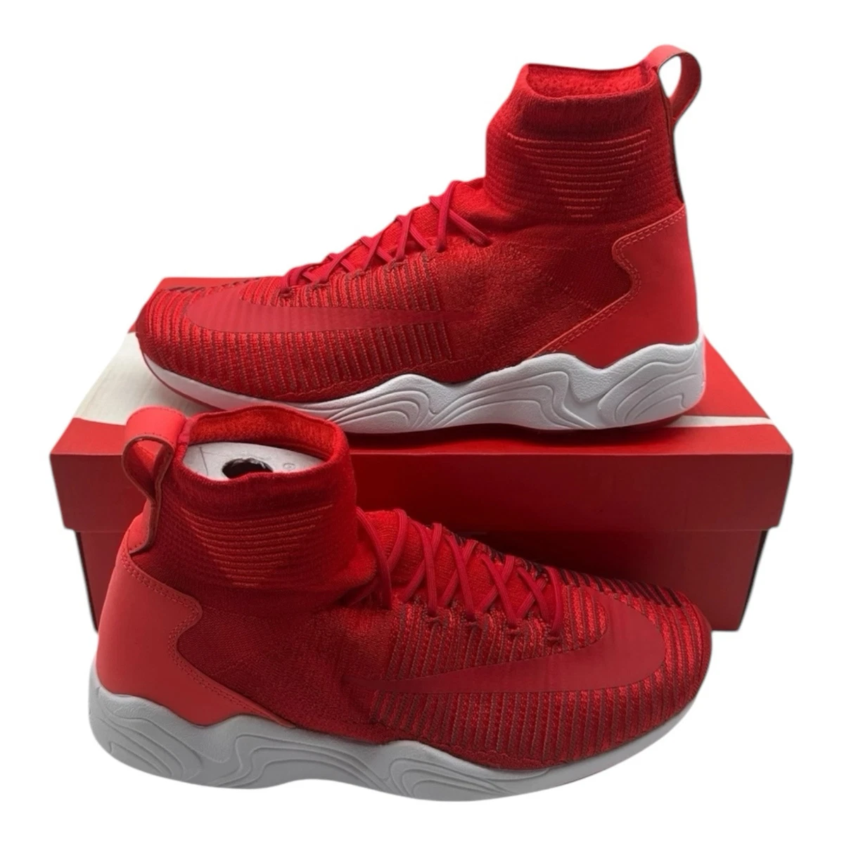 Nike Zoom Air Mercurial XI Flyknit University Red for Sale