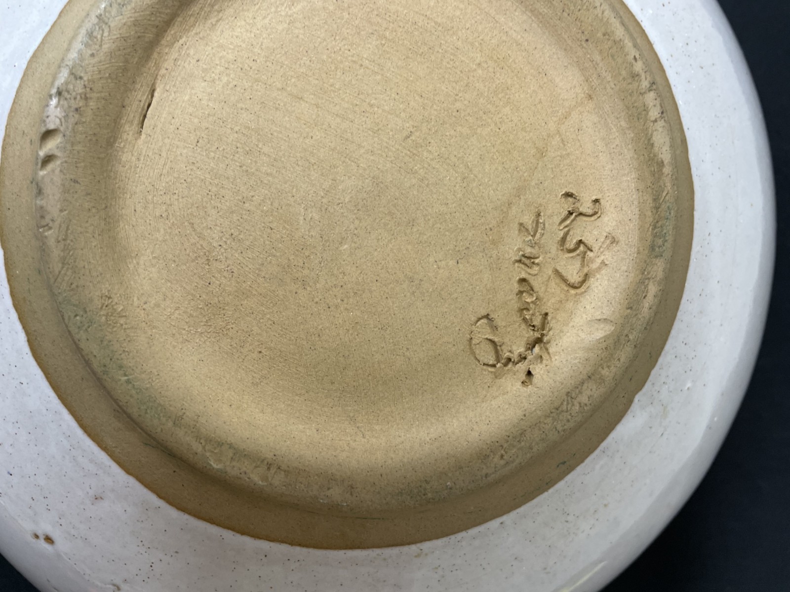 Vintage Mid Century Modern Martz Marshall Studios Bowl with Painted Design