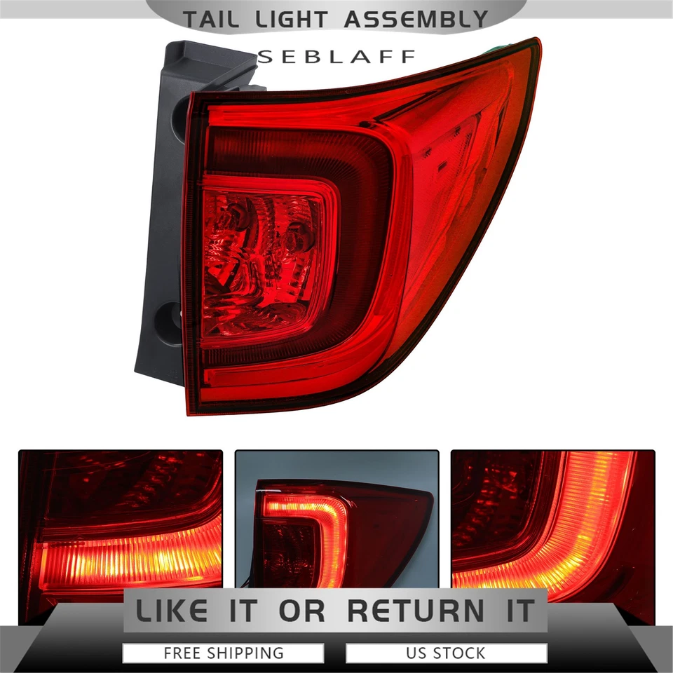 Luz trasera LED de fábrica para Honda Pilot SUV 2016 2017 2018 pasajero exterior Foto 3 de 4