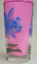 Orchid Peanut Butter Glass Glasses Drinking Kitchen Mauzy 77-4