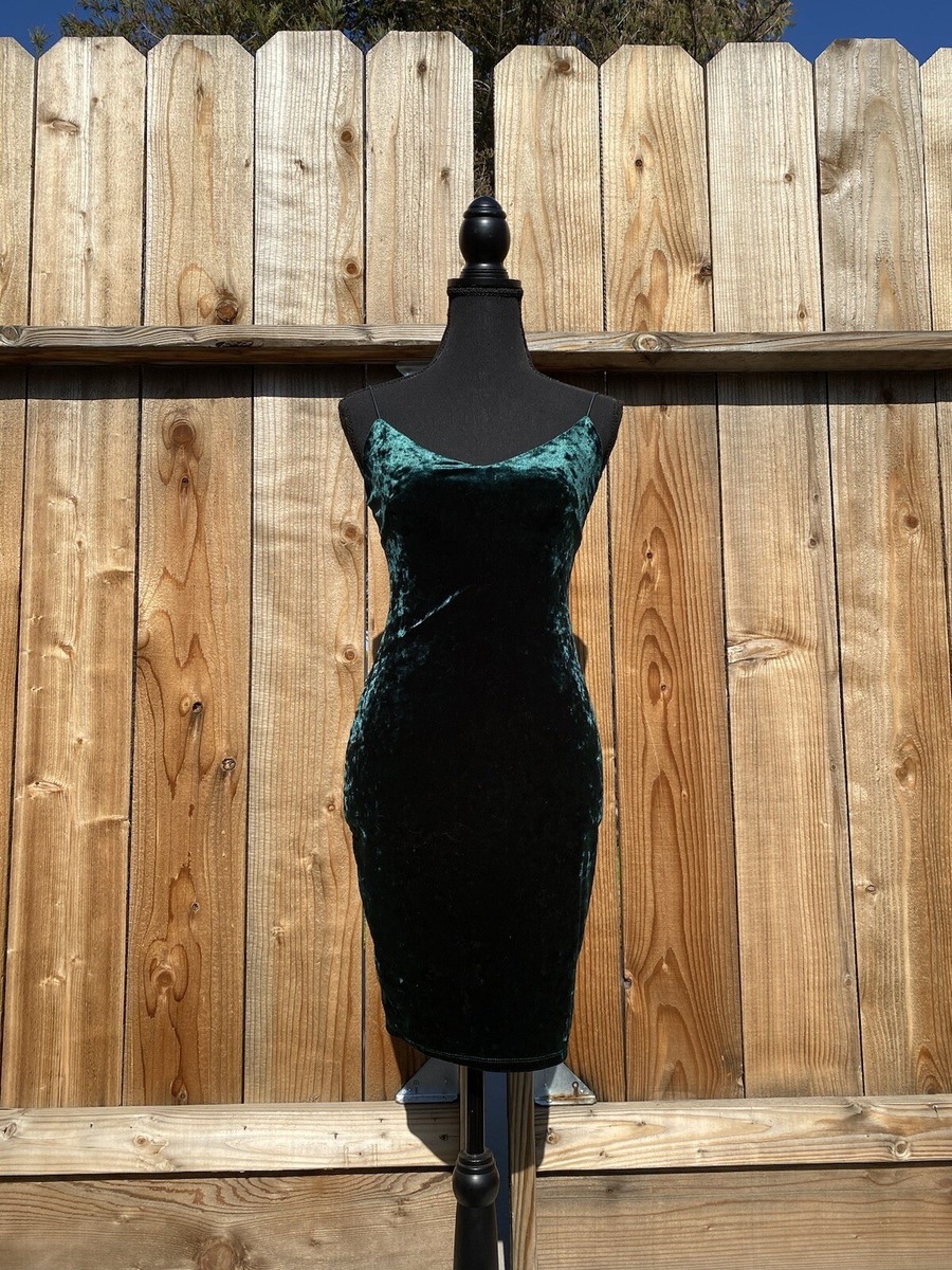 green velour velvet bodycon dress size small | eBay green velour velvet bodycon dress size small | eBay