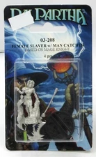 Ral Partha 03-208 Female Slaver with Man Catcher (Player Characters) Warrior