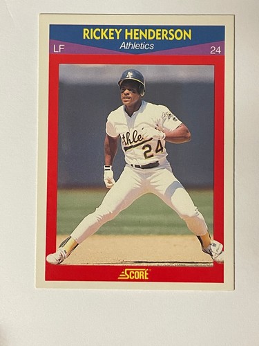 RICKEY HENDERSON Baseball Cards ***You Pick*** HOF Revised 5/16 - Picture 55 of 185