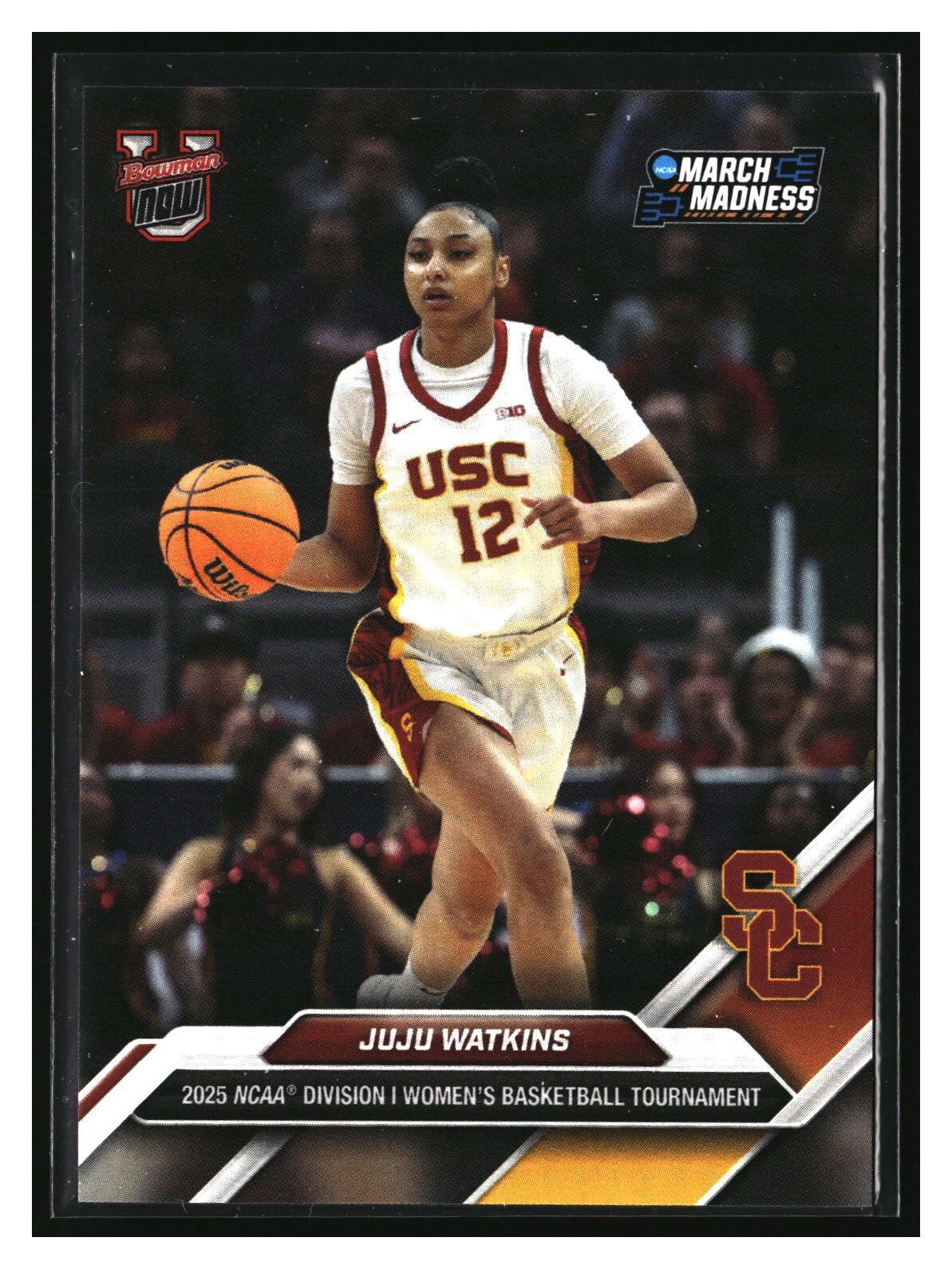 2025 Bowman U Now NCAA March Madness #1 Juju Watkins USC Trojans