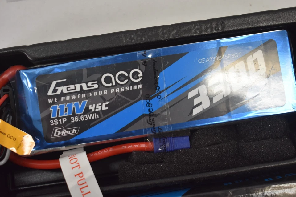 Gens ACe G-Tech Smart LiPo Single Cell GEA333S45E3GT 3300mAh 11.1V 45C 3S1P EC3 - Image 2 of 4