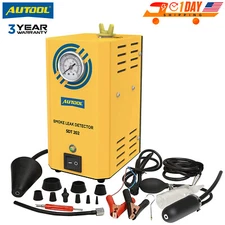 📢SALE⚡AUTOOL Automotive EVAP Smoke Machine Car Pipe Vacuum Smoke Leak Detector 
