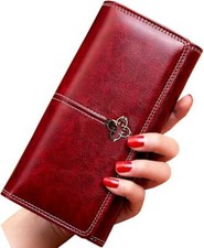 Portafoglio donna - chiusura con bottone a pressione - regalo - complemento b...