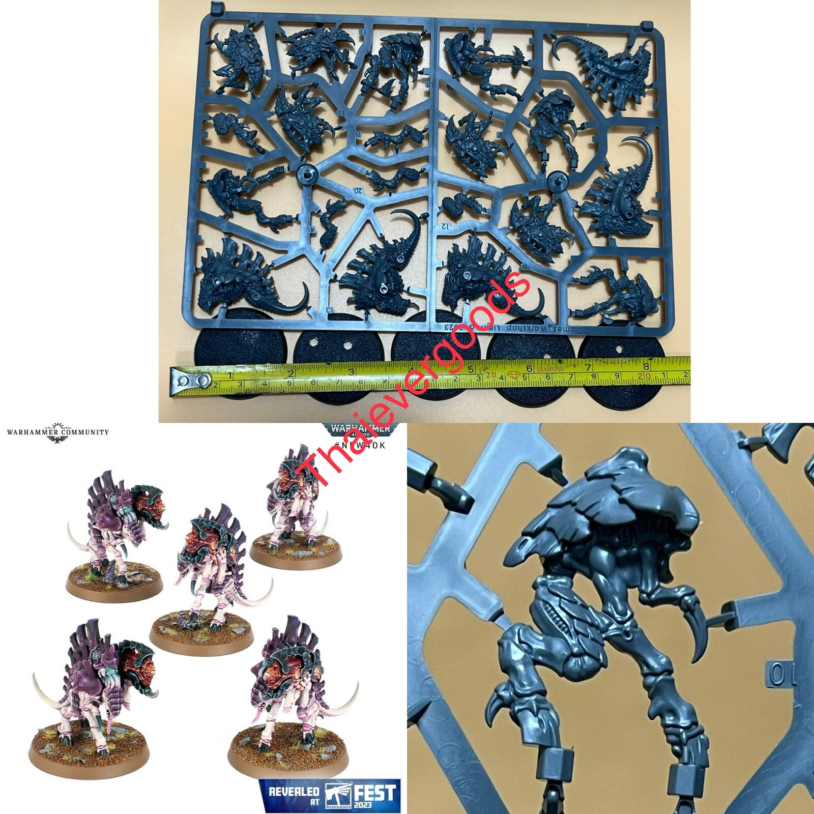 Barbgaunts X5 Leviathan Tyraniden Warhammer 40k Unbemalt Ungebaut