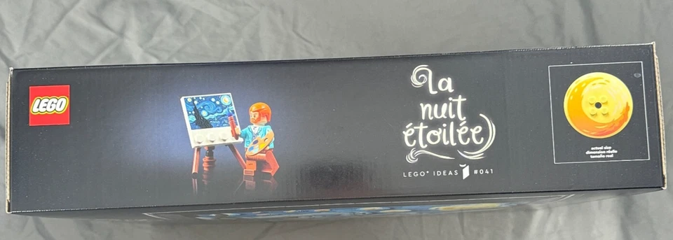 Lego Ideas Vincent Van Gogh The Starry Night Set #041 MoMA - NEW SEALED IN BOX - Image 4 of 4