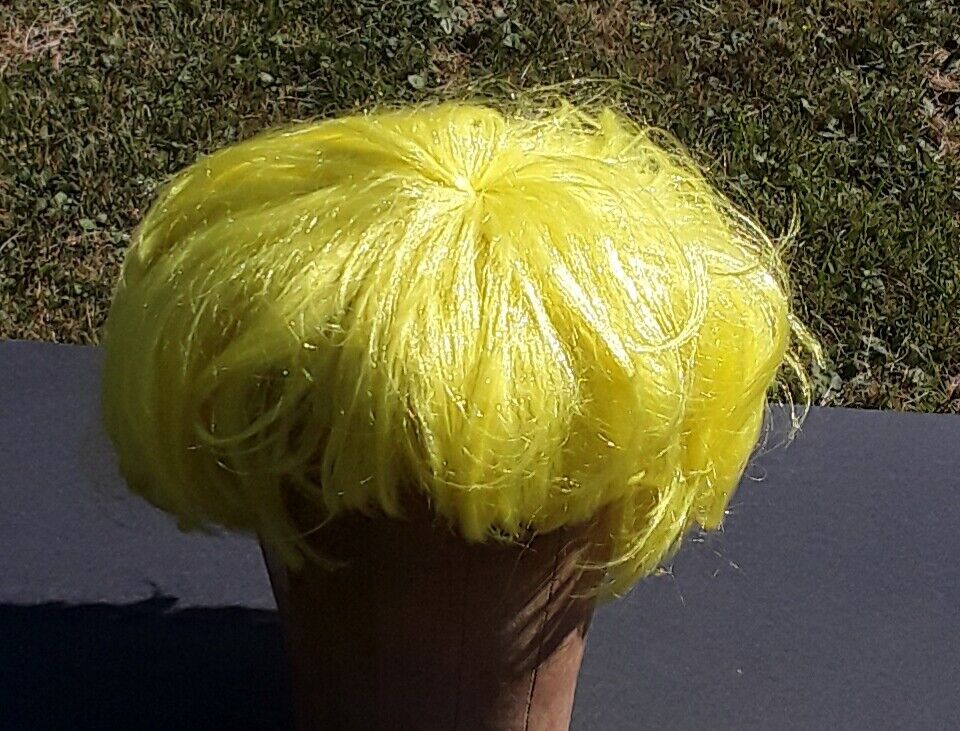 Scooby Doo Roobie's Costume Co. Bright Yellow Wig