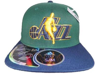 New Utah Jazz Mens Adidas S/M Green 
