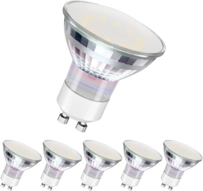 6er LED Spot Leuchtmittel GU10 4W=30W Reflektor 320lm Strahler Warmweiß 3000K
