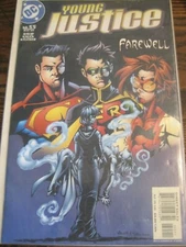 YOUNG JUSTICE #55 (DC Comics 2003) DARKSEID appearance (VF-) RARE LAST ISSUE