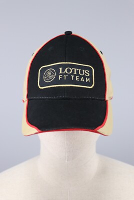LOTUS F1 TEAM レプリカキャップロータス LOTUS F1 Team #7 /#8 Renault Racing Black/Biege Hats Cap One Size