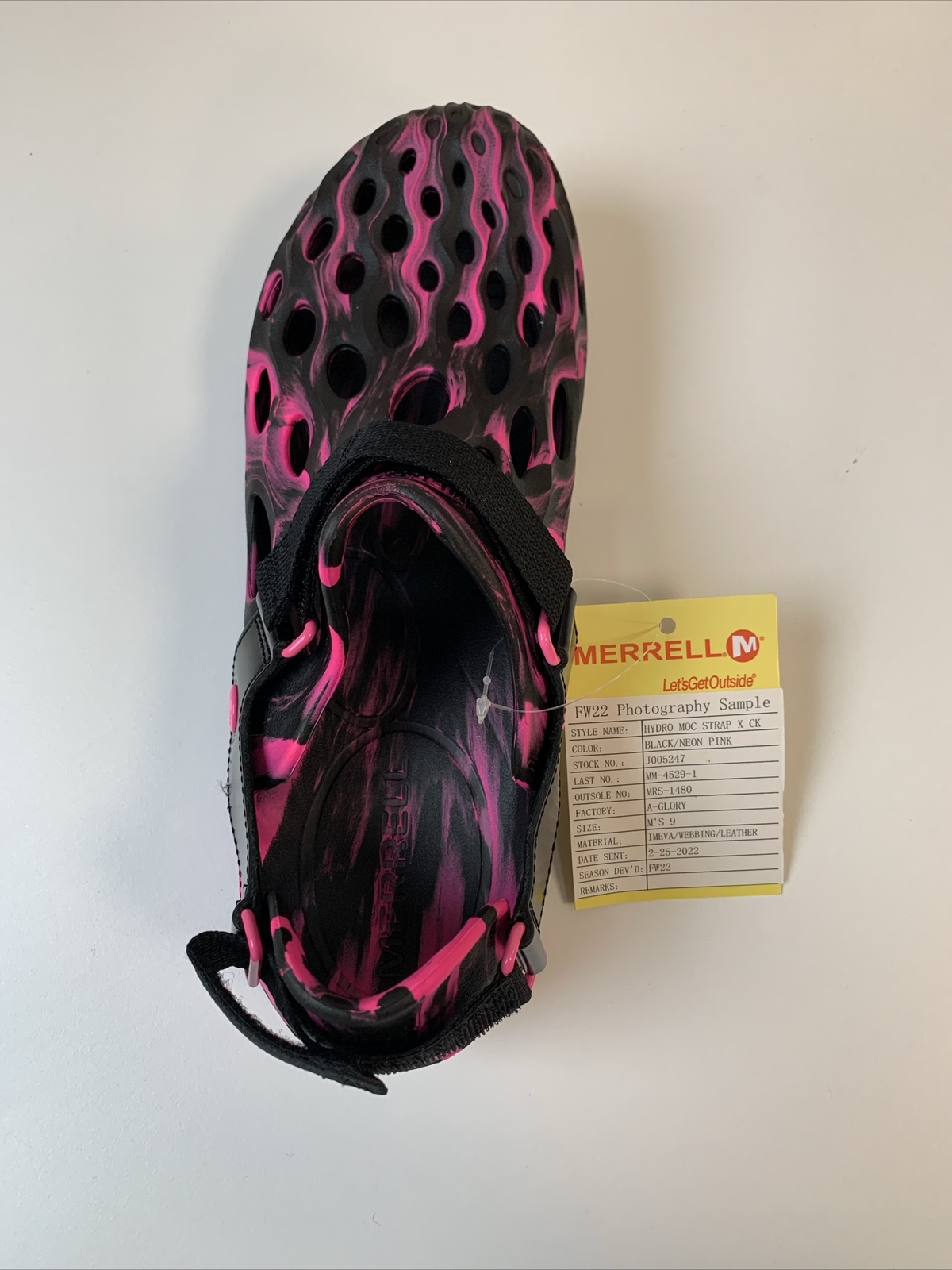 Scarpa campione Merrell Hydro Moc X Christopher Kane SOLO UNA SCARPA PIEDE SINISTRO M9