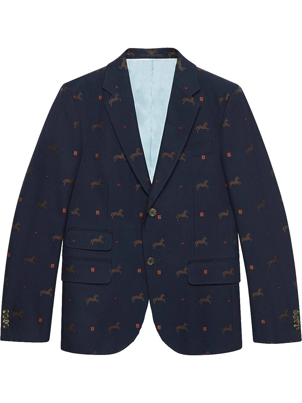 Animal Print Cotton Suits & Blazers for Men