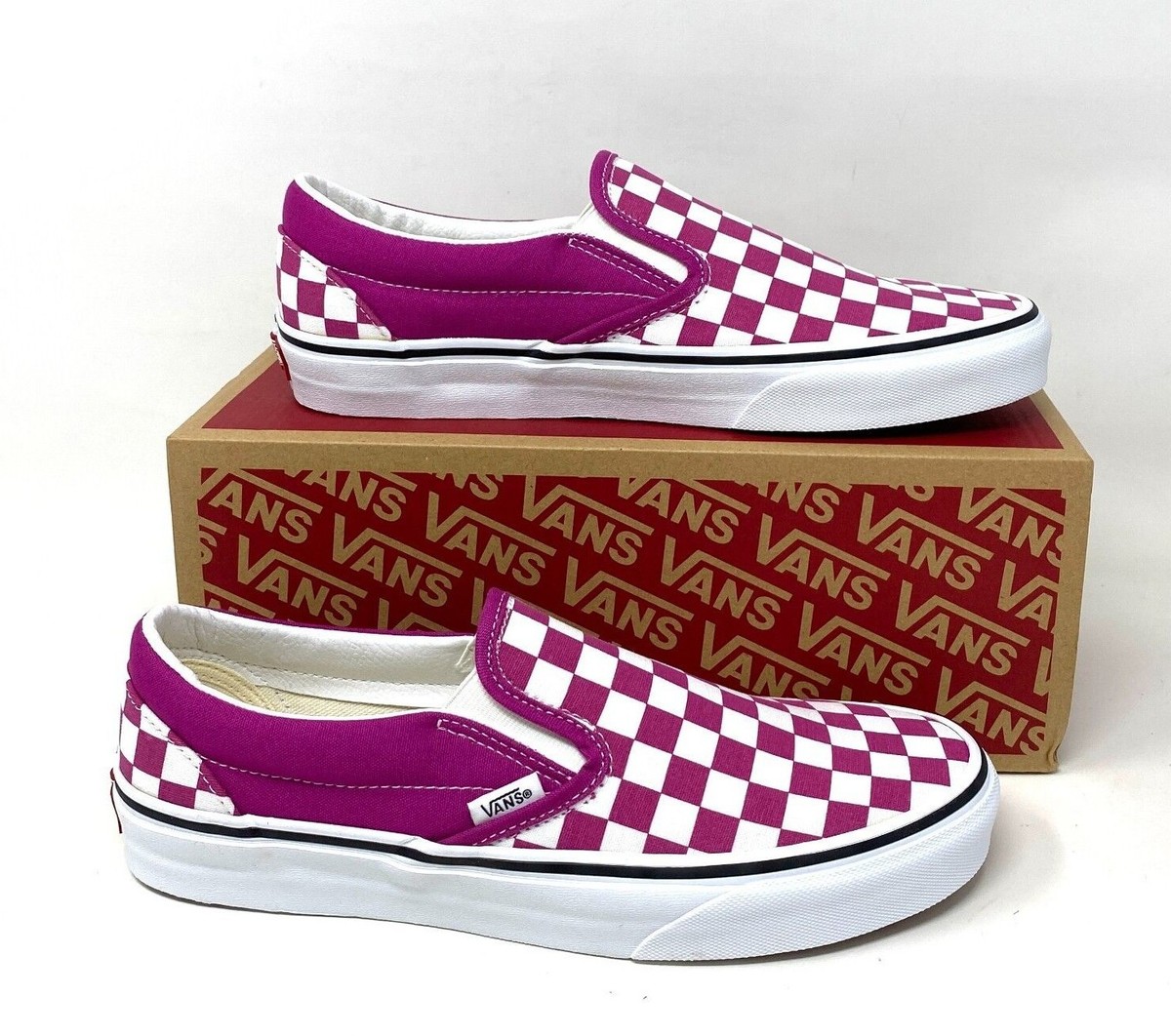 vans slip on fuchsia