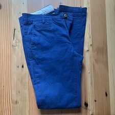 Blue Slim-fit Chinos Pants 29 Khakis