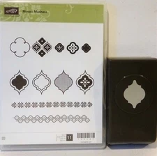 Stampin Up MOSAIC MADNESS stamps and MOSAIC PUNCH BUNDLE Moroccan borders