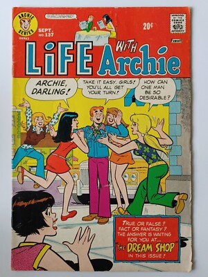 Life With Archie #137 Comic Book - Betty & Veronica Cover - Great Pics!