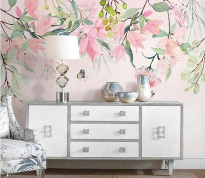 3D Flower Branch ZHUA436 Wallpaper Wall Murals Removable Self-adhesive Amy