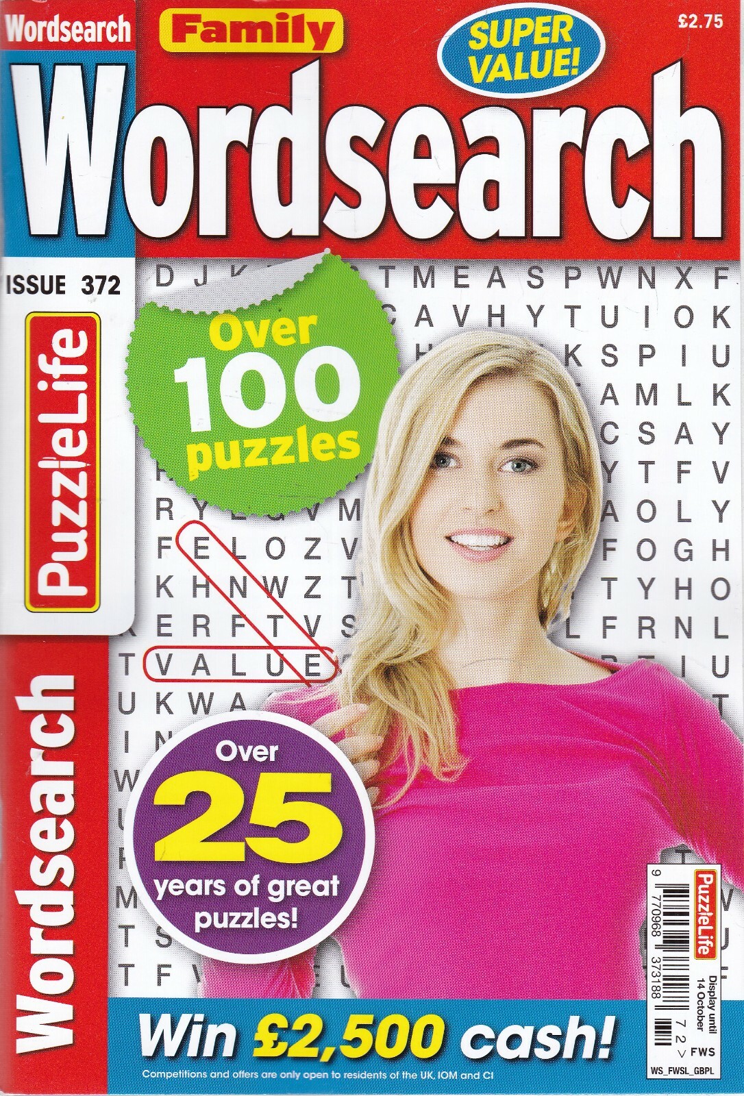 NEW FAMILY WORDSEARCH PUZZLE BOOK MAGAZINE # 372 100+ PUZZLES TO SOLVE