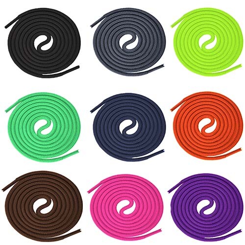 Round Coloured Strong Shoe Laces Shoelaces Football Boots Trainer's Hiking Boots eBay