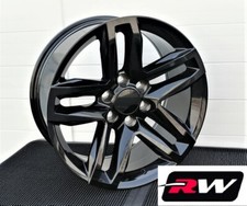 20 X9 Black 2019 Chevy Silverado 1500 Oe Replica Trail Boss Wheels 6x5.5 15