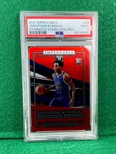 2021-22 Impeccable JONATHAN KUMINGA Stainless Stars #23 RC Asia Red PSA MINT 9
