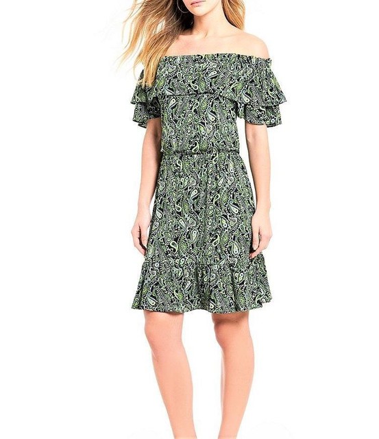 michael kors peasant dress