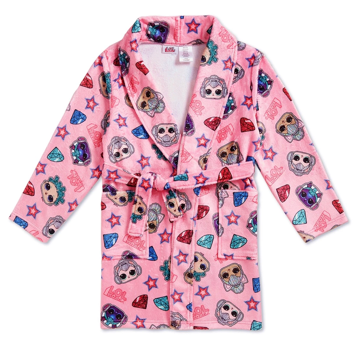 LOL Surprise Doll Girls One Piece Pajamas Size 4 - 10 Union Suit