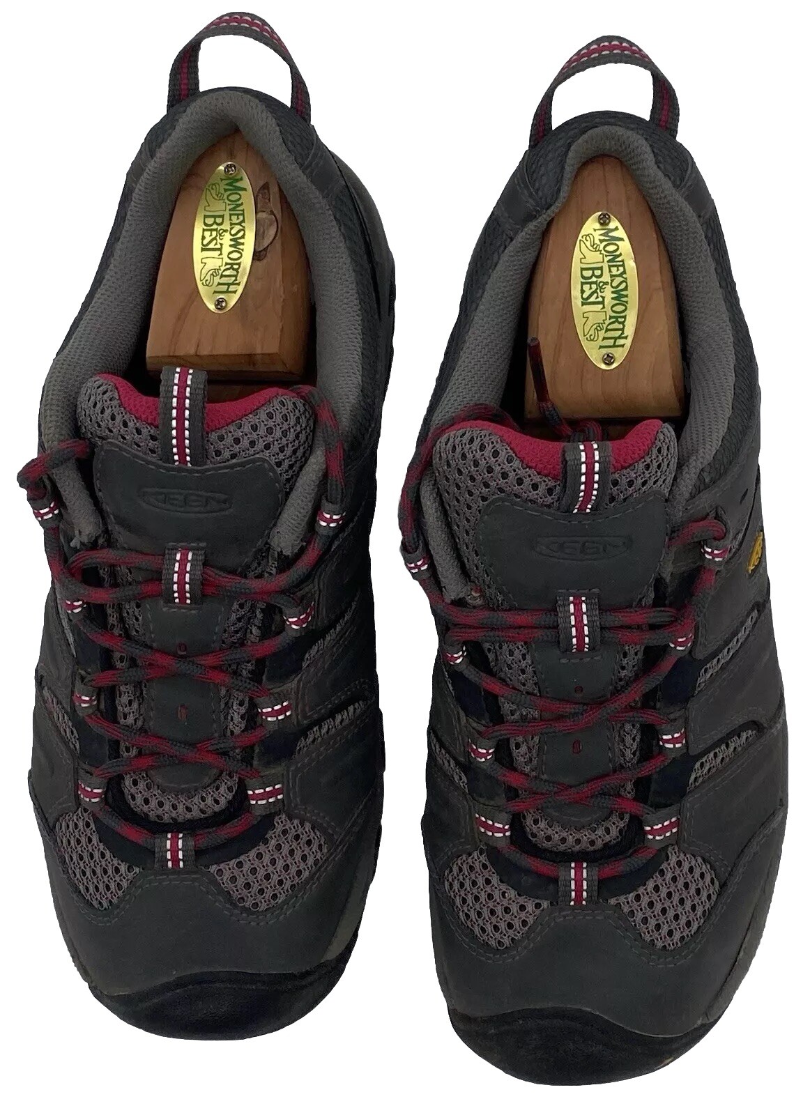 Scarpe da trekking Keen donna grigio rosa pelle koven maglia trail 1011829 taglia 9