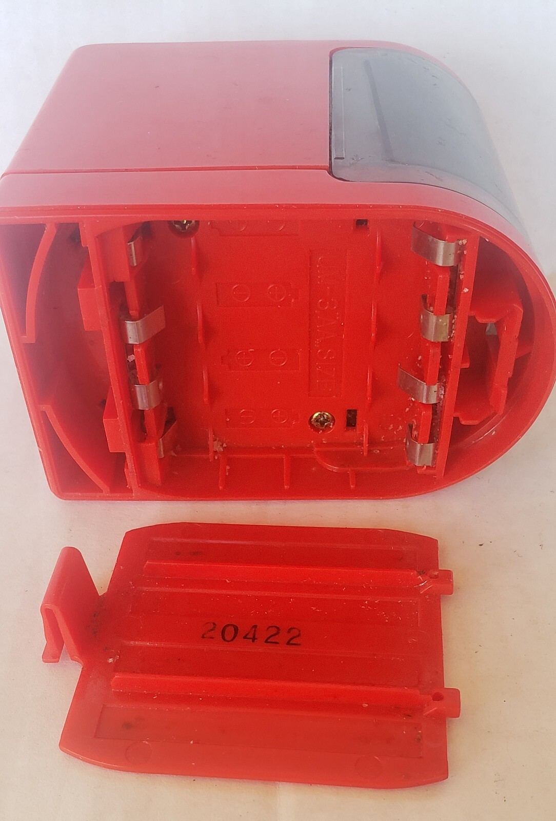 RETRO Panasonic Pencil Sharpener KP1A battery operated POWERED red