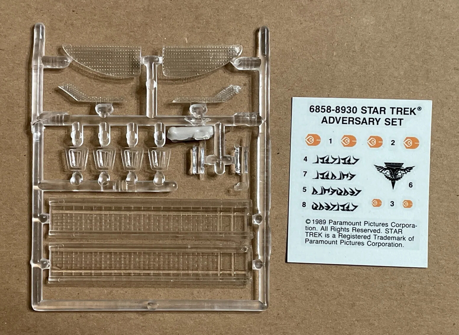Star Trek 3-Piece Adversary Set - AMT/ERTL Unassembled kit #6858 Faded ...