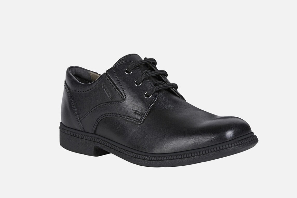 Geox J Federico Oxford Boys Leather Shoes Lace Up size 41 image 3