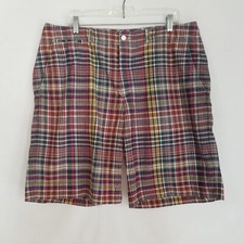 Polo Ralph Lauren Mens Plaid India Madras Casual Shorts Size 36