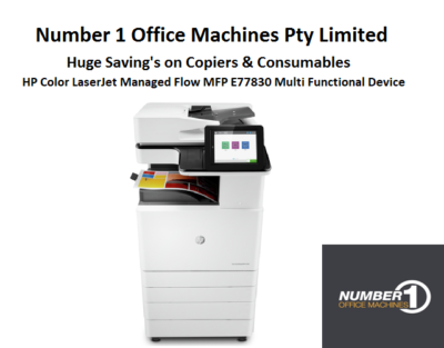 HP Color LaserJet Managed Flow MFP E77830 Copy,Print,Fax,Scan