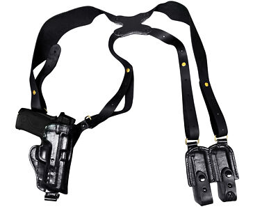 Desert Eagle 50 44 357 Leather Gun Holster Right Hand Shoulder Rig Vertical