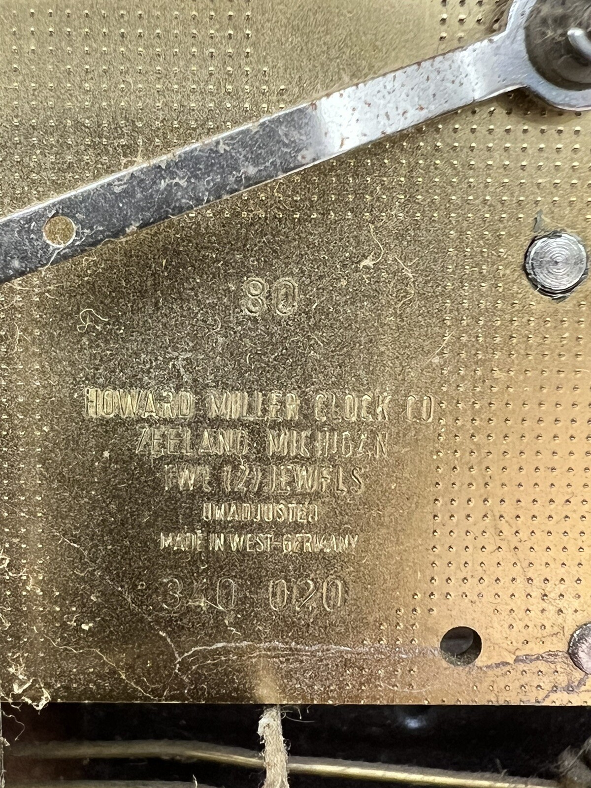 Howard Miller Mantle Clock 612429 Triple Chime Key Wind 105020